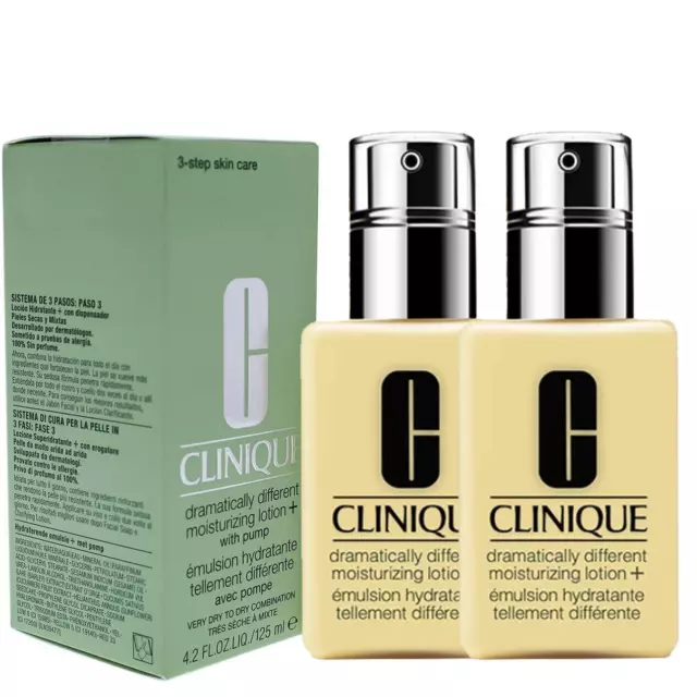 1/2Packs 125ml Clinique - Dramatically Different Moisturizing Lotion with Pump