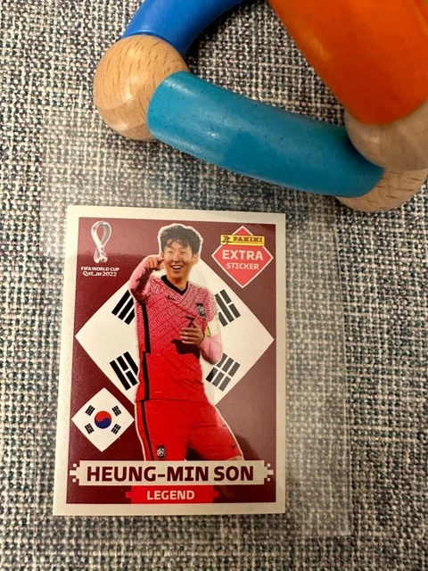 Autocollant Panini Qatar 2022 – Légende Heung-Min Son Base – Sorti Du Paquet