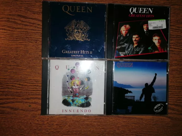 Queen - 4 CD Sammlung , siehe Bilder und Text