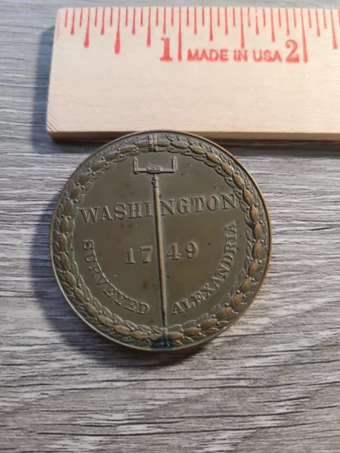 1899 George Washington Centennial of His Death token 2