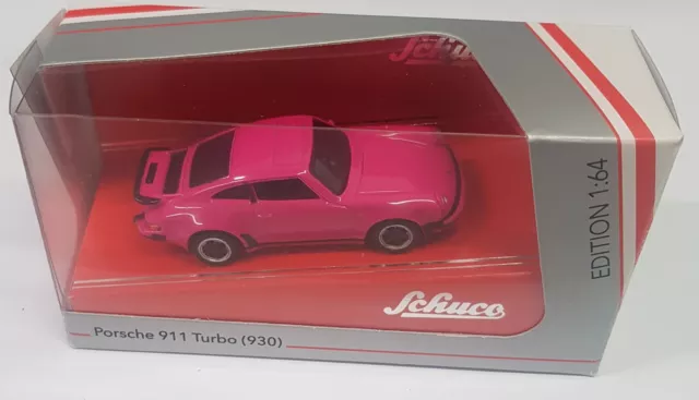 Schuco 1/64 Porsche 911 Turbo (930) PINK Auflage 100 Stück Art.Nr.452014500 OVP