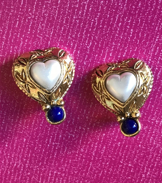 Dervivea Boucles D'oreilles Vintage Blanc Boucles D'oreilles