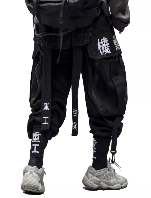 Niepce Streetwear Harem Shadow Joggers for Men Urban Japanese Pants