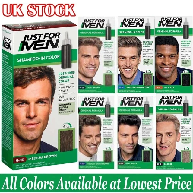JUST FOR MEN Original Formula Hair Dye For A Natural Look, All Colours ...