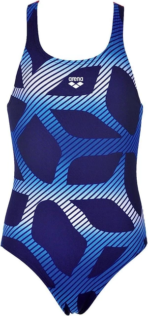Arena Mädchen Badeanzug Spider - Chlorresistent, UV-Schutz UPF 50+, Für Training & Freizeit