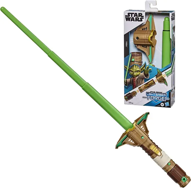 Star Wars Yoda Basic Forge Extendable Lightsaber Brand New In Box