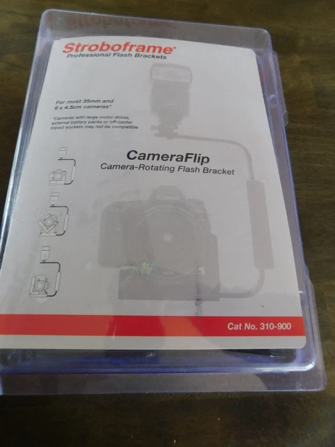 StroboFrame Camera Flip Camera Rotating Flash Bracket
