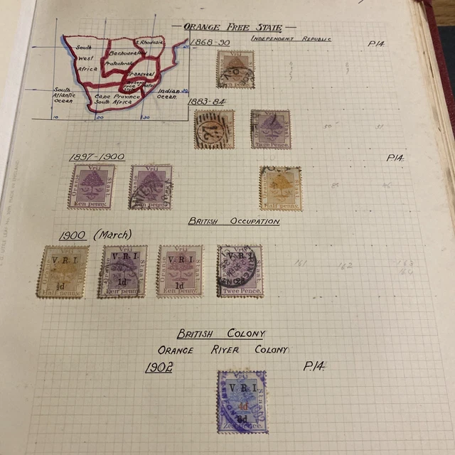 Orange Free State Collection Sur Feuille 1868/1904 Neufs */oblitérés Cote ++++