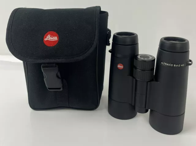 Leica ULTRAVID 8 x 42 HD Fernglas Binoculars Schwarz Black TOP vom Händler