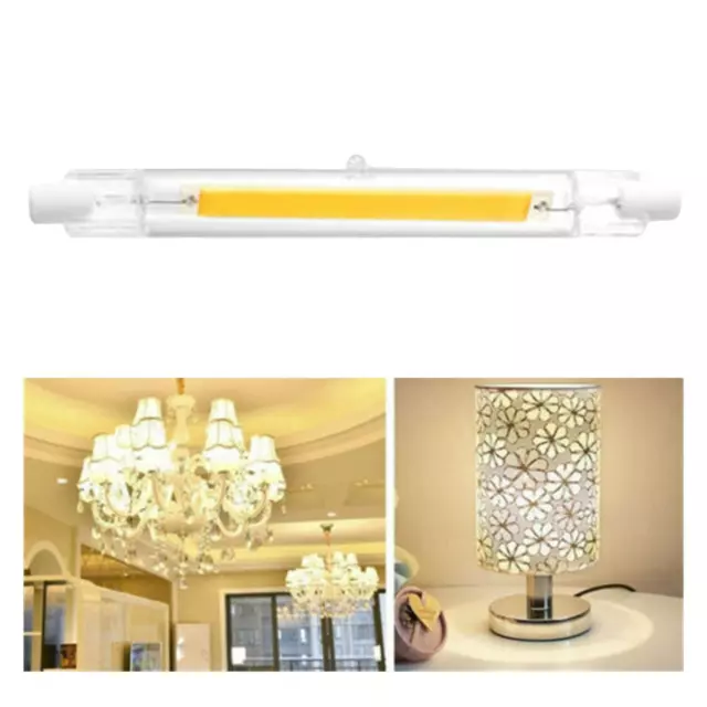 LED R7S Glasröhre COB Birne Dimmbare 3000K Landschaftslichter für Stehlampen