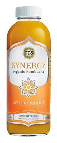 GT'S ENLIGHTENED KOMBUCHA Synergy Organic Kombucha Tea Mystic Mango 16 Fl Oz ...