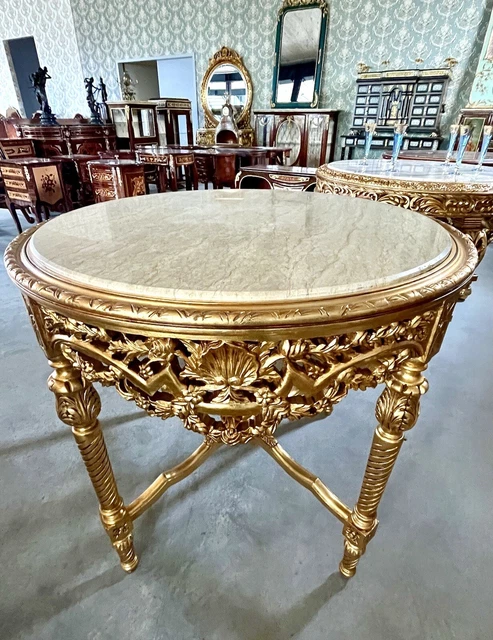 ITALIAN BAROQUE ROCOCO French Louis Antique Marble Style Table £1,105. ...