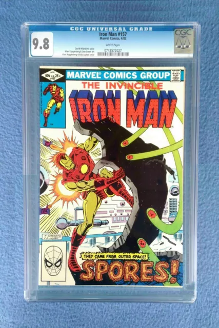 Iron Man #157 Cgc 9.8 Near Mint/Mint White Pages Marvel Comics