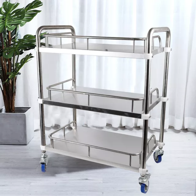 Lab Household Serving Trolley Rolling Carts with Wheels, Restaurant Carts