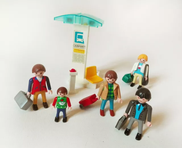 Playmobil 3171 aéroport station bus pièce de rechange personnage bagage enfant