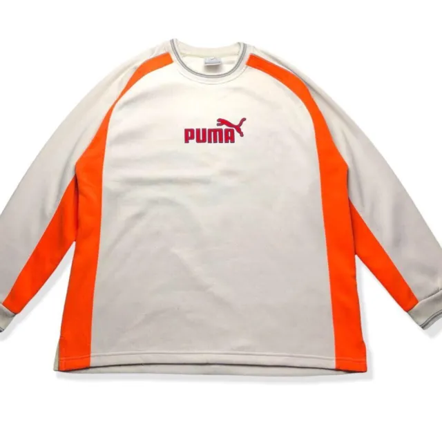 Puma Vintage 90s Sweatshirt Retro Jumper Spell Out Pullover Men’s XL