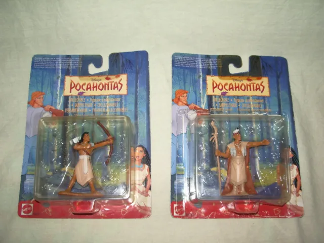 " 2 Boites Figurines Pocahontas Disney Mattel Neuf Lire Annonce