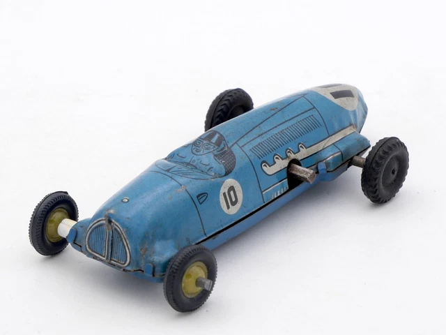 Jouet Ancien Voiture Joustra En Tôle Lithographiée - Made In France, Dans Son Jus