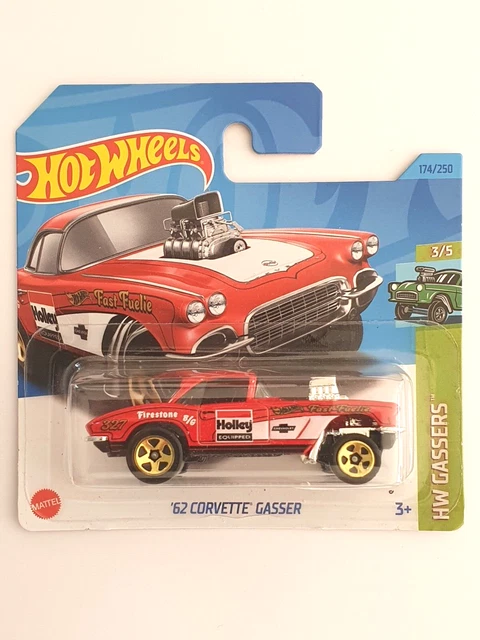 HOT WHEELS HCK21 '64 CHEVY NOVA GASSER 1/64 HOT WHEELS - Foto 8