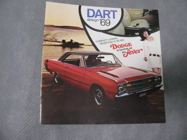 1969 Canadian Dodge Dart Original Sales Brochure GTS, GT, Swinger, Custom Models