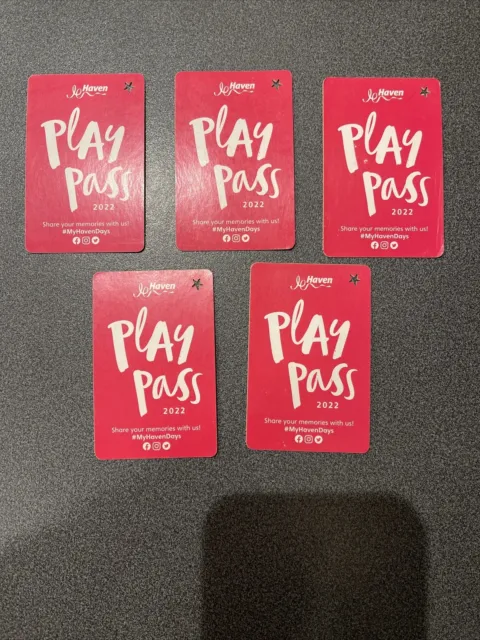 Haven Play Pass X5 Expiry 05/08/2022