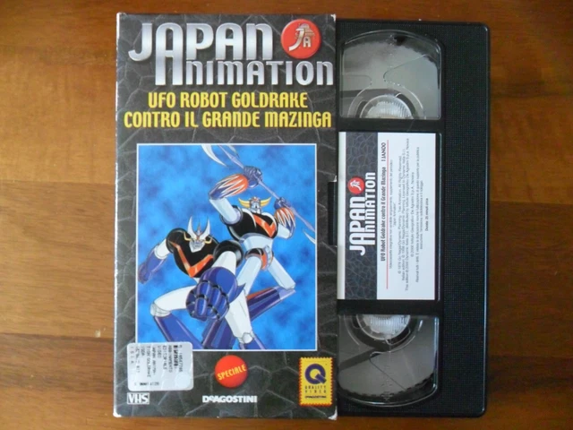 Videocassetta VHS Japan Animation Ufo Robot Goldrake De Agostini Speciale