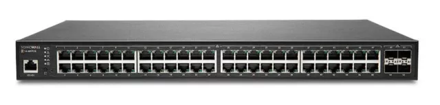 Sonicwall 48Port POE  Switch (02-ssc-8382) New / Open Box / Never Registered