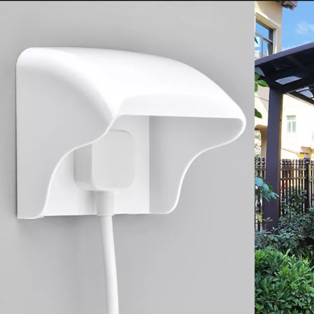 86Type Wall Socket Waterproof Box White Heighten Outdoor Switch Protection C  YF