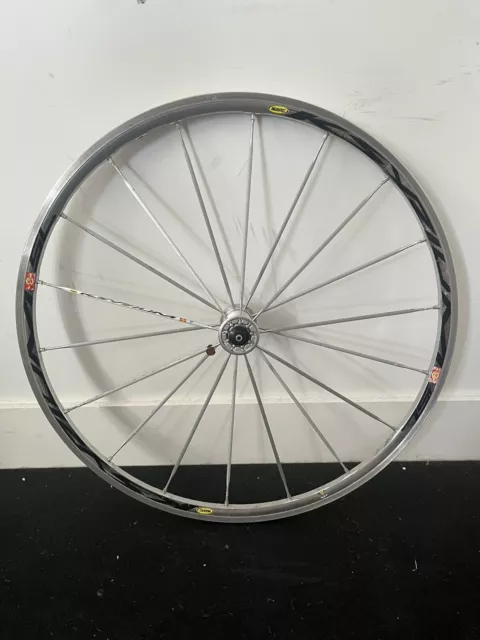 Mavic Ksyrium SSC SL 700c front wheel, Silver Rim Brake Mavic Ksyrium SSC SL 700c front wheel, Silver Rim Brake
