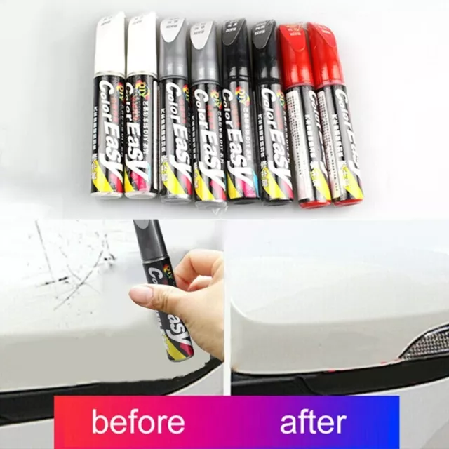 DIY Auto Paint Repair Pen Brush Car Clear Scratch Remover Touch Up Pens 4 COLOR⭐
