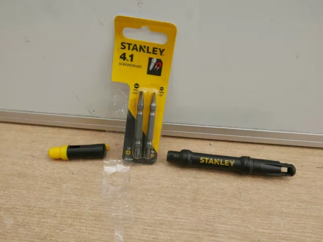 Stanley 4 In 1 Pocket Screwdriver Slotted & Phillips  66 344M