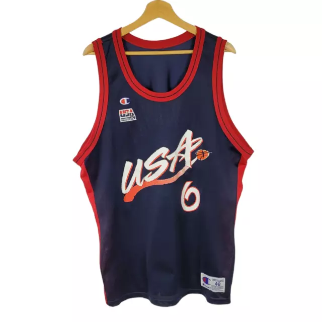 Vintage 1996 Team USA Olympics Basketball Gold Medal Penny Hardaway #6 –  812 Vintage