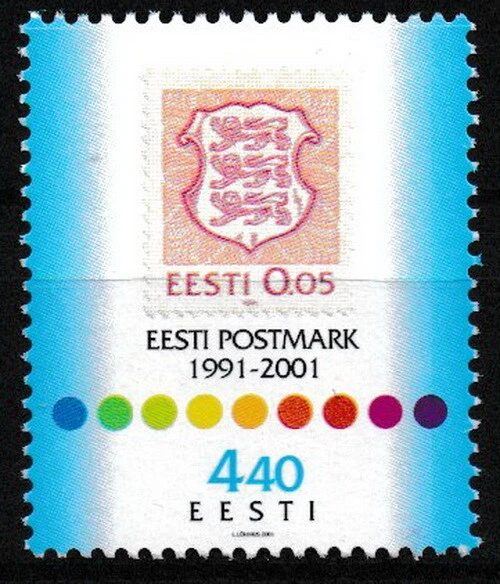 Estland - Wiederausgabe estnischer Briefmarken postfrisch 2001 Mi. 414