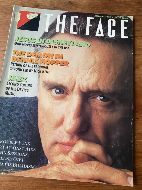 The Face Magazine August  1987 Vol. 88 Dennis Hopper