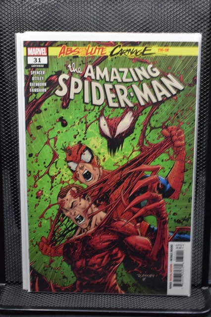 Amazing Spider-Man #31 LGY #832 Marvel 2019 Absolute Carnage Tie-In Spencer 9.6