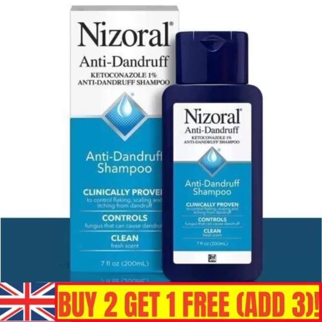 Nizoral Anti-Dandruff Shampoo with 1% Active , Fresh Scent, 7 Fl Oz