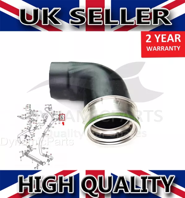 Turbo Intercooler Hose Pipe For Vw Sharan Seat Alhambra 1.9 2.0 Tdi 7M3145708D