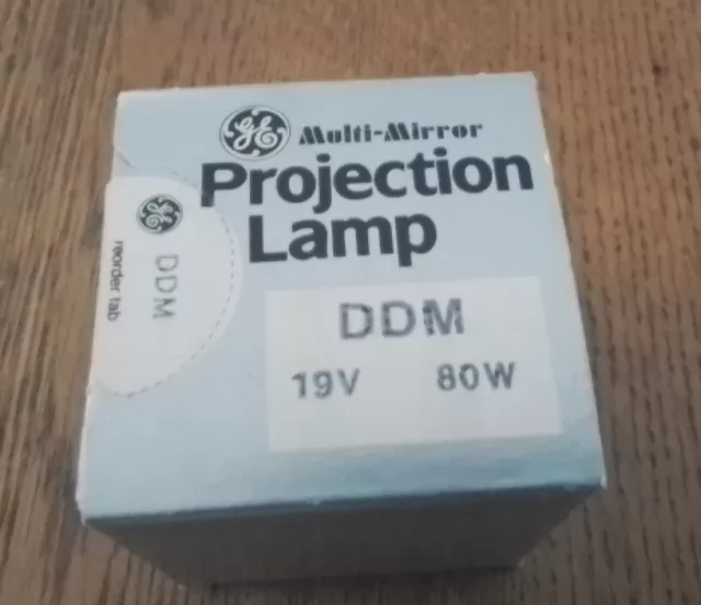 GE Projector Lamp Bulb DDM 19V 80W