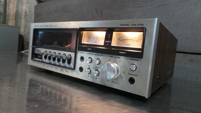 LECTEUR CASSETTE VINTAGE superscope cd-310 by marantz fonctionne mais à