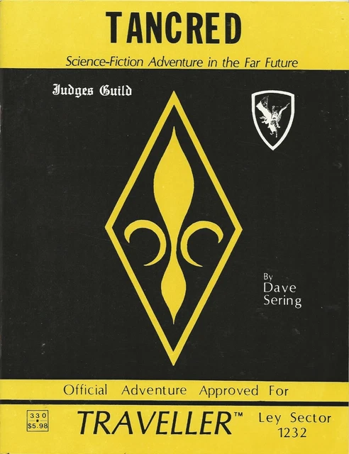 TRAVELLER  Tancred, Planetary Source Book & Scenarios Judges Guild FS