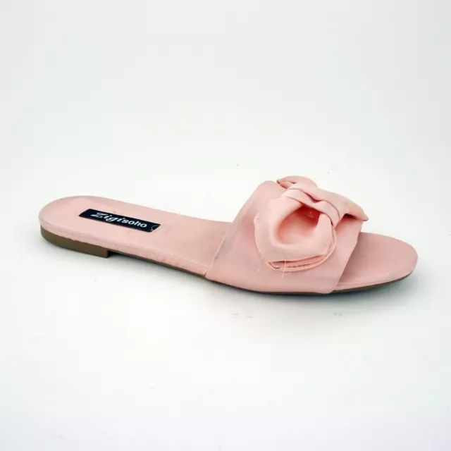 ZIGIny Womens' (Sz 6.5) Valiant Flat Slide Sandals, Light Pink, $50 (3533)