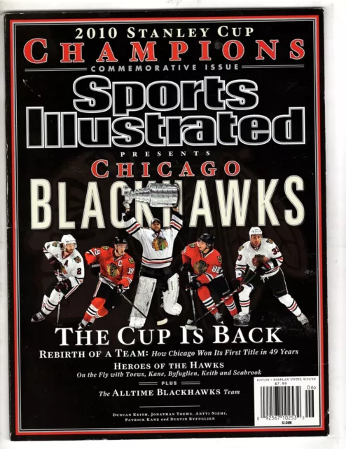 2010 Sports Illustrated Chicago Black Hawks Stanley Cup Issue