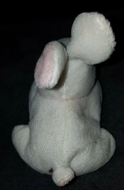 Süßes kleines Häschen weiß Hase mit Möhre Kuscheltier Stofftier Plüsch 6