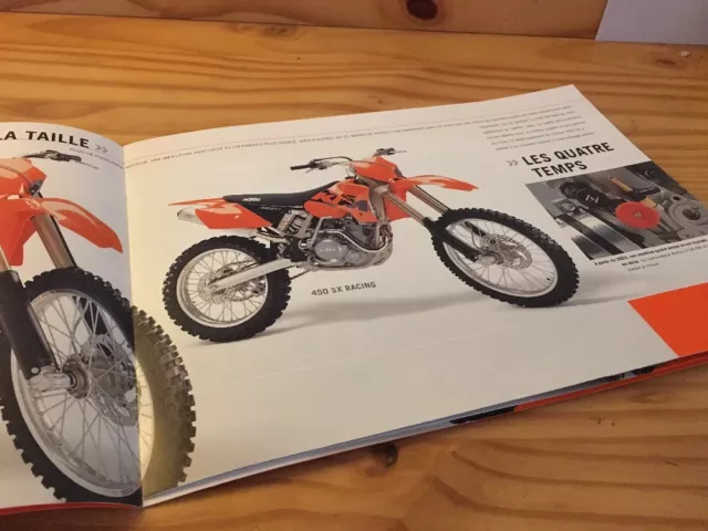 KTM 2003 motocross SX 125 200 250 450 525 moto prospectus catalogue brochure 3