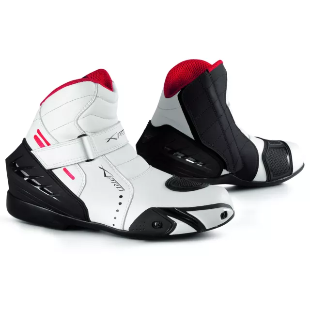 Chaussures Moto Motard Sport Touring Bottes Homme Renforcés Sonic-Moto Bottines