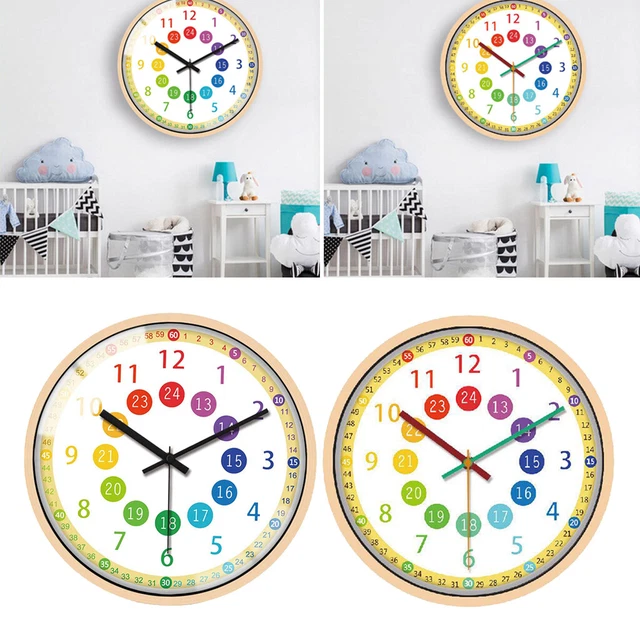 12 INCH TELLING Time Teaching Clock Children Clock,for kids children