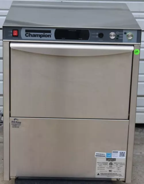 2023 Champion Uh330Ada High Temp Rack Undercounter Dishwasher