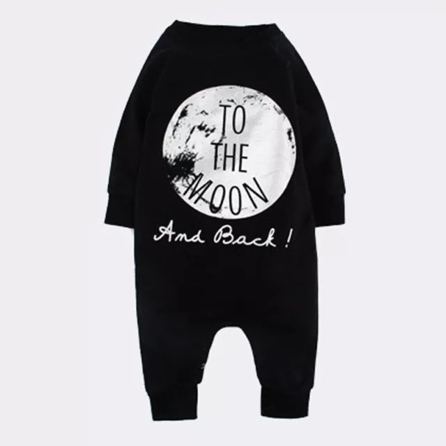 Baby Boy Kids Warm Infant Long Sleeve Romper Jumpsuit Bodysuit Clothes Outfit 2