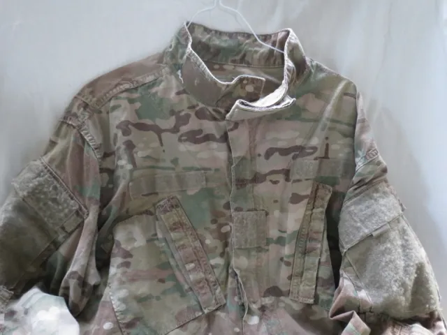 US Army Camo OCP Combat Uniform ACU Multicam Blouse Coat Large-Reg
