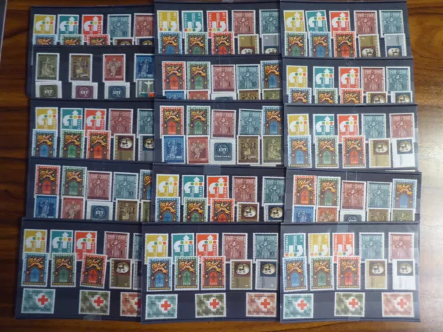 1965 Portugal; 15 komplette Jahrgänge, postfrisch/MNH, ME 1155,-